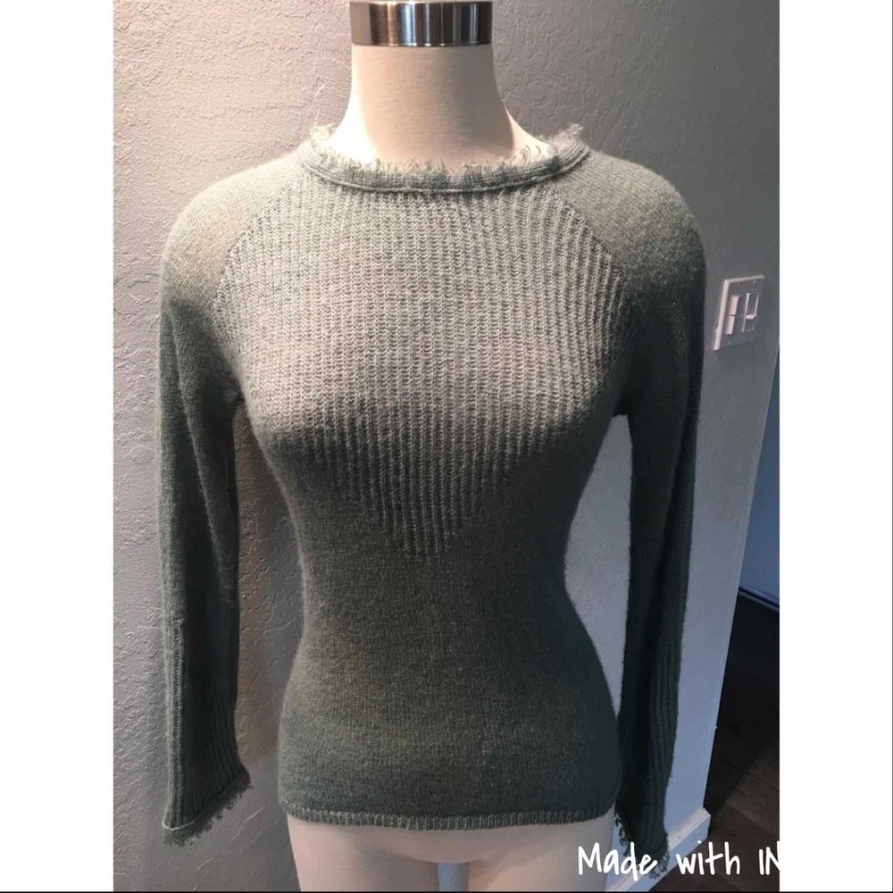 Luck brand women’s size XS angora style soft teal